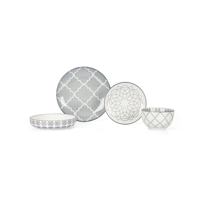 VAJILLA 16 PCS MARCELA CROWN BACCARA
