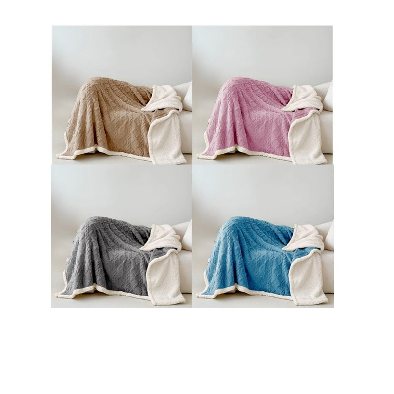 Cobija POLYBLANC jacquard tamaño matrimonial varios colores