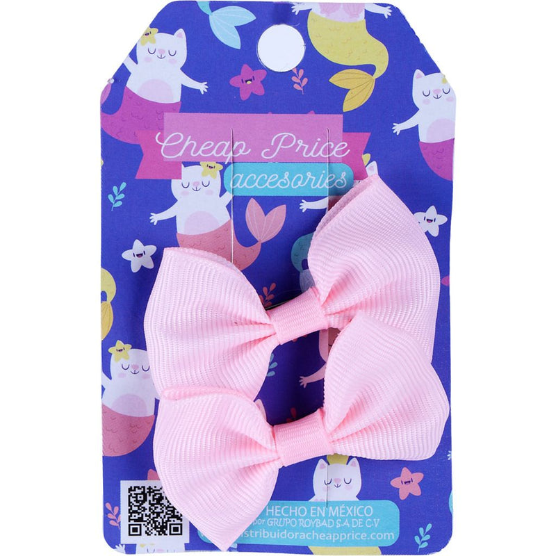 Set 2 pzs moños de listón PICKY pequeños dana para niña