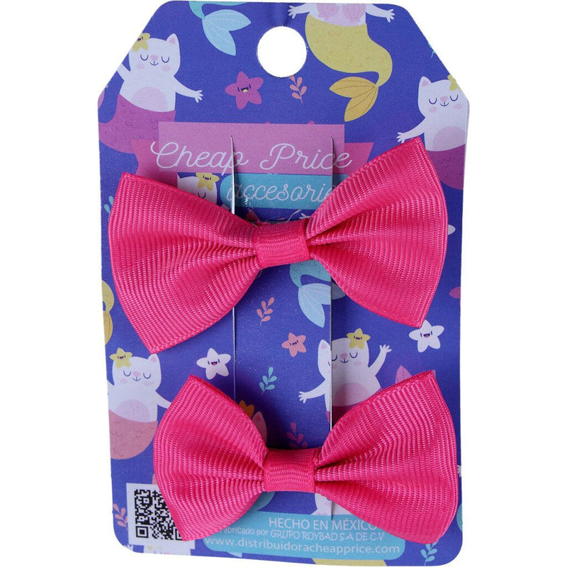 Set 2 pzs moños de listón PICKY pequeños dana para niña