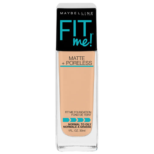 Base de maquillaje líquida Fit Me MAYBELLINE matte poreless Warm Nude