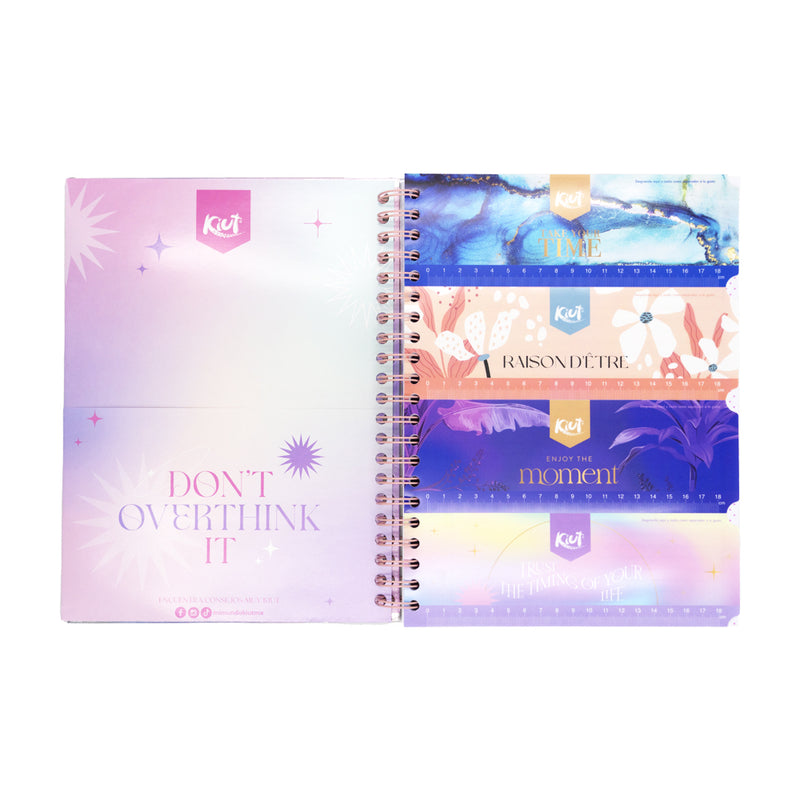 Cuaderno profesional doble argolla Kiut RY 160 hojas