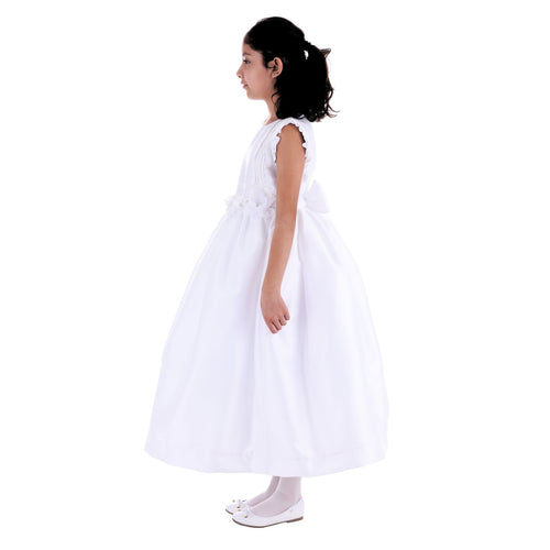 Vestido largo MUÑEQUITAS de ceremonia para niña