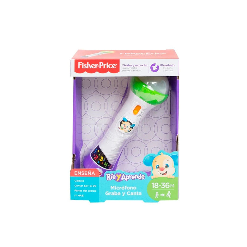 FISHER-PRICE MICRÓFONO GRABA Y CANTA FBC20