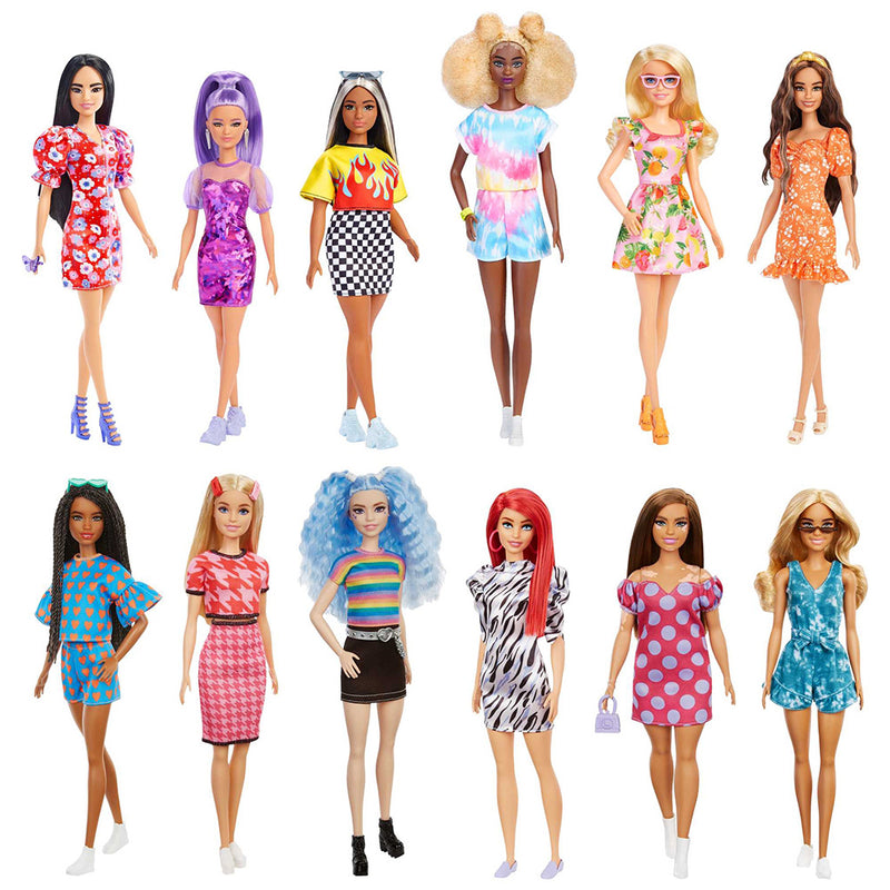 Mattel Barbie Fashionista Cabello Rizado HPF77