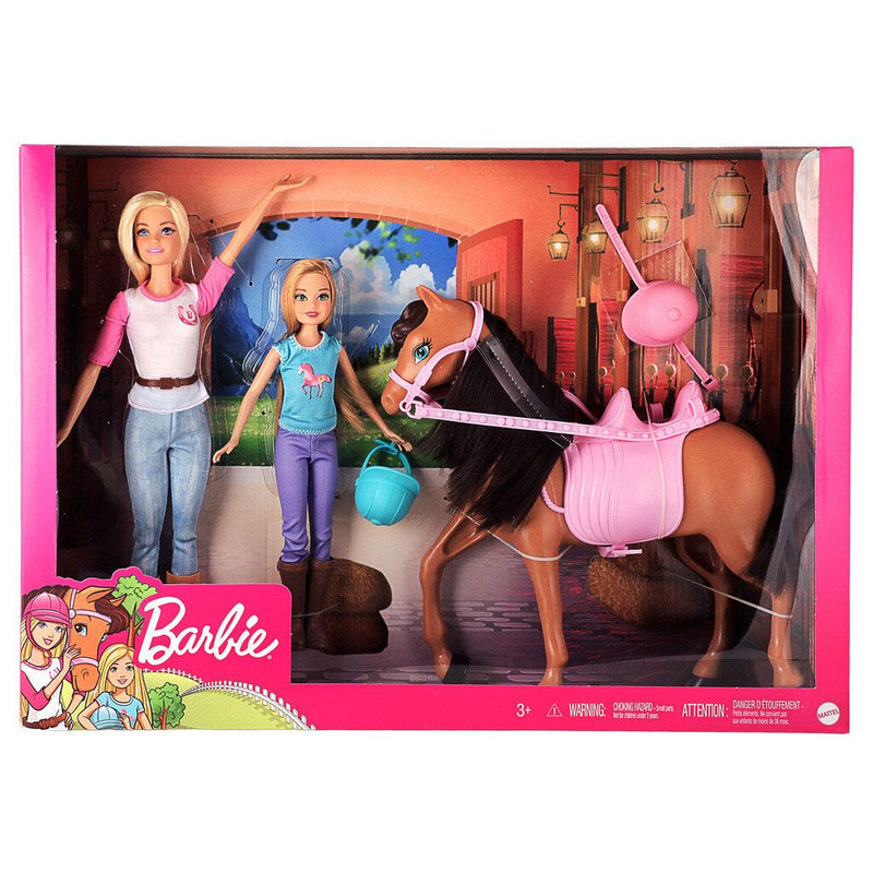 Juguete Barbie Monta A Caballo Mu Eca Barbie Rubia Con Traje De