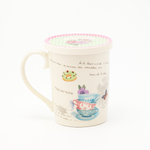 Taza de porcenala con tapa  354 Ml 1754-63