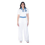 Conjunto blusa y pantalón STREET GLAM bicolor para mujer
