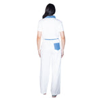 Conjunto blusa y pantalón STREET GLAM bicolor para mujer