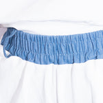 Conjunto blusa y pantalón STREET GLAM bicolor para mujer