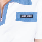 Conjunto blusa y pantalón STREET GLAM bicolor para mujer