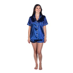 Pijama de charmus JEVEC con manga corta y short para mujer