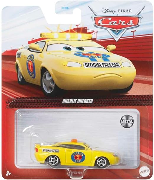 Mattel Cars de Disney y Pixar Charlie Checkers HFB38