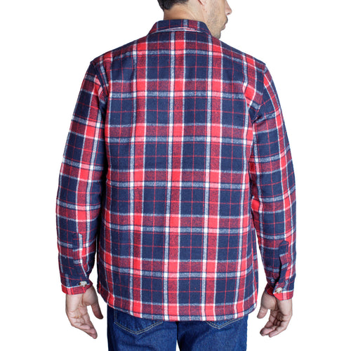 Camisola forrada OAKTREE a cuadros para hombre