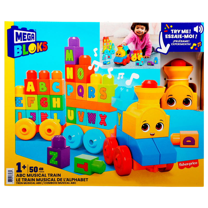 MEGA BLOKS ABC TREN DE APRENDIZAJE FWK22