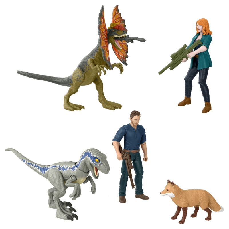 Jurassic World Surtido de Personajes y Dinosaurios HDX46