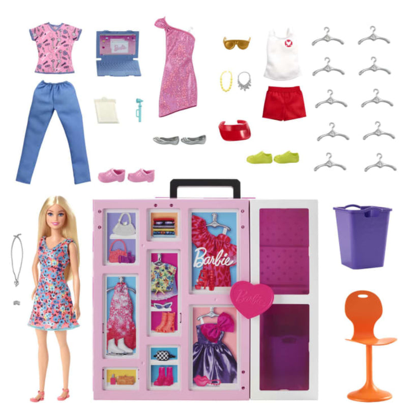 Barbie Dream Closet Nuevo con Muñeca HGX57