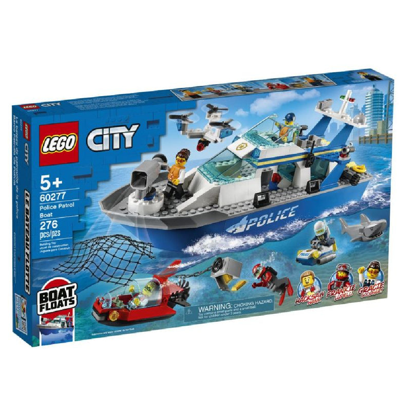 Lego City 60277 Barco Patrulla de Policía